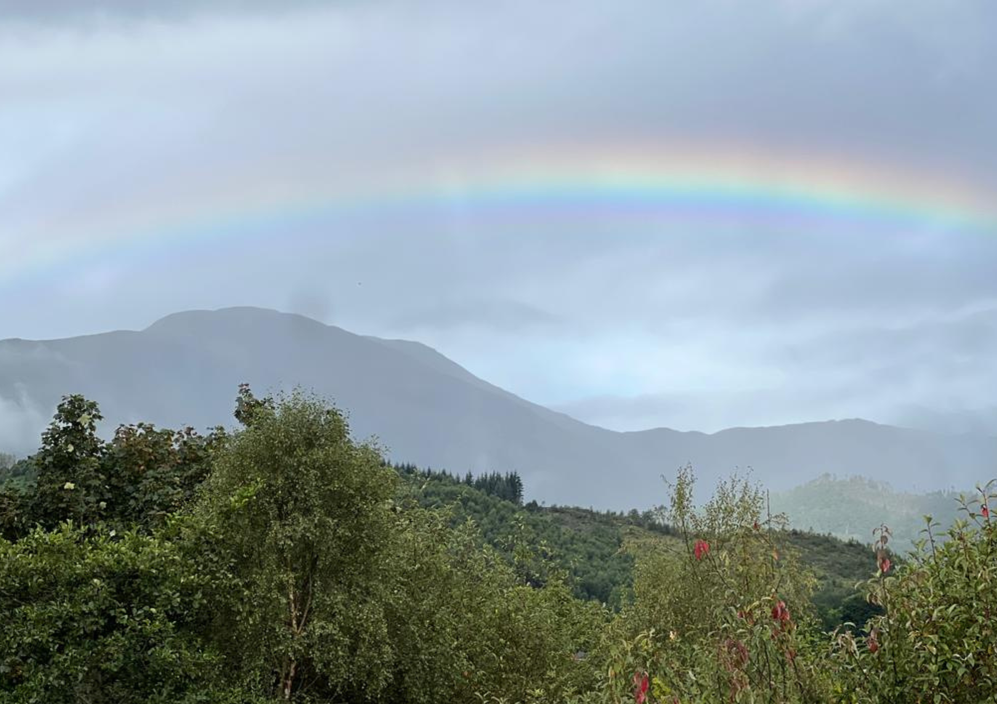 Callander Holiday Park - rainbow